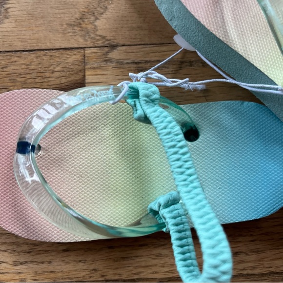 Cat & Jack Little Girls' Size Small 5/6 Adrian Flip Flop Sandals Pastel - Picture 5 of 5